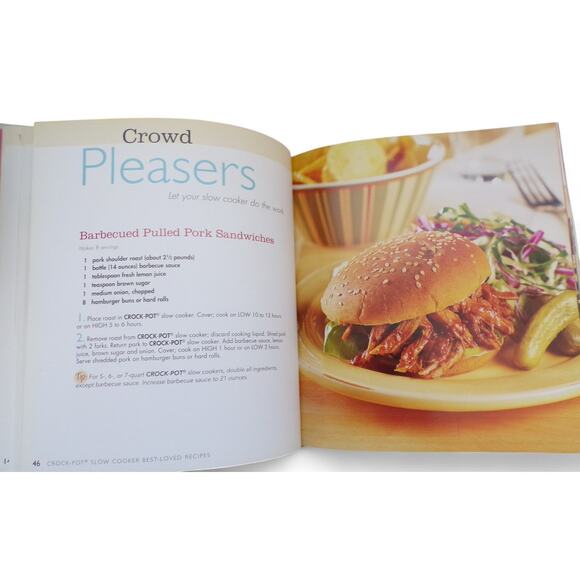 Crock Pot Best Loved Slow Cooker Recipe Book Hardcover 190 Recipes Pub 2006 - Picture 2 of 4